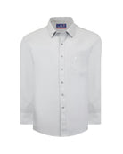 Manchester Camisa de Vestir Lisa Big and Tall - Manga Larga - Manchester