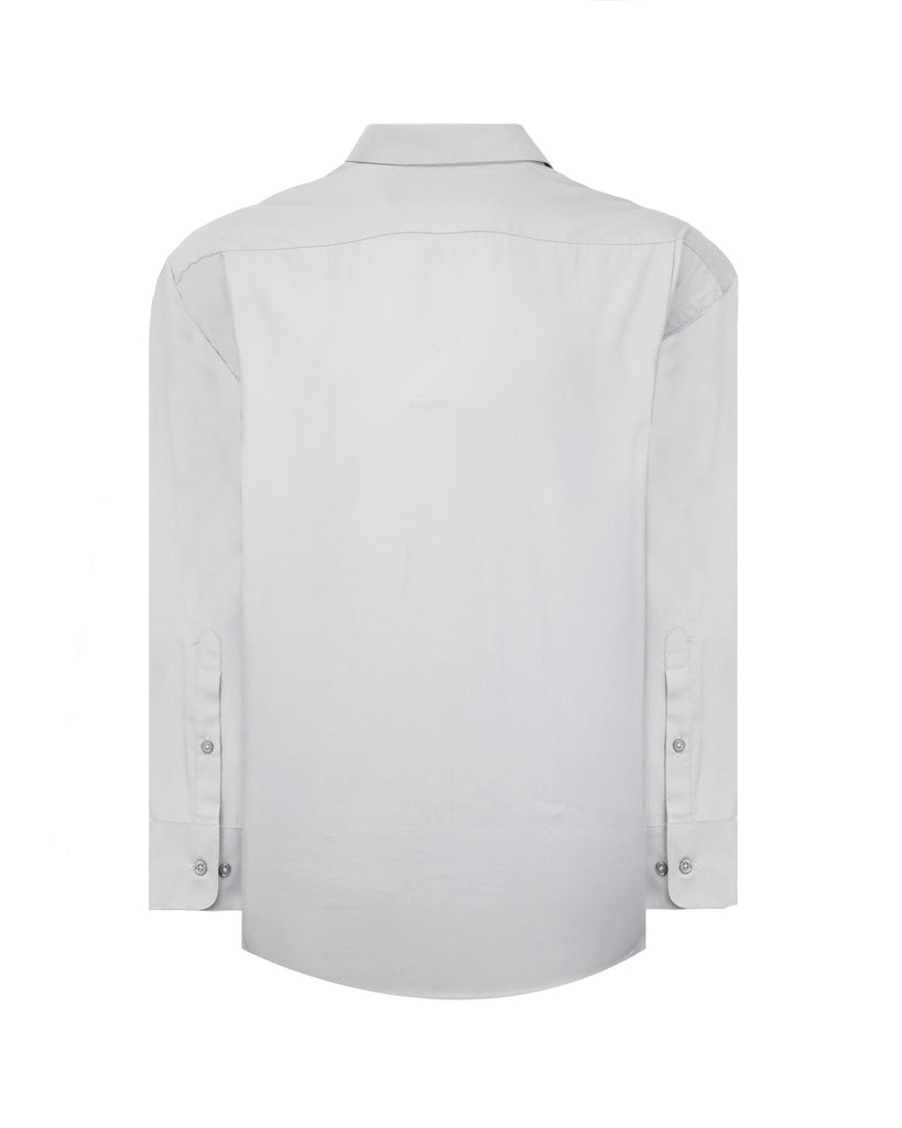 Manchester Camisa de Vestir Lisa Big and Tall - Manga Larga - Manchester