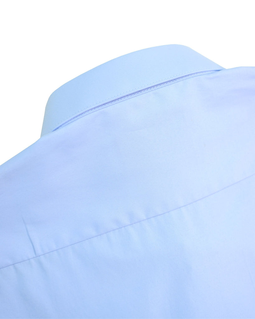 Manchester Camisa de Vestir Lisa Big and Tall - Manga Larga - Manchester