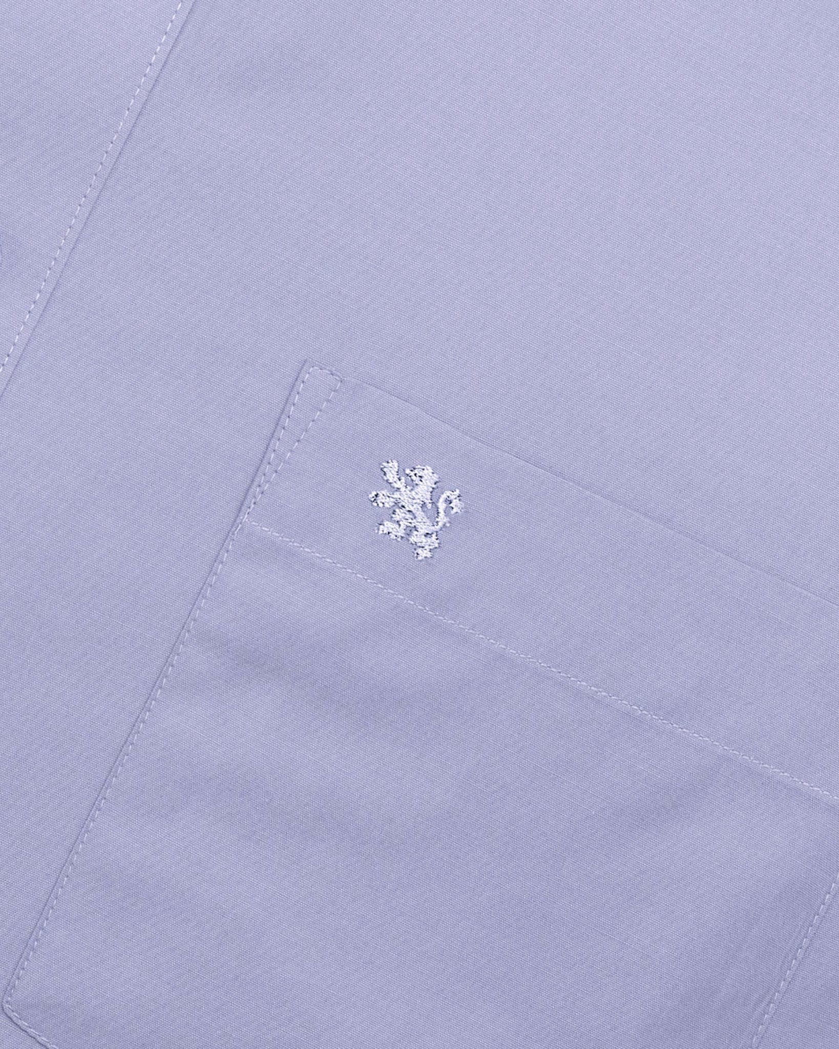 Manchester Camisa de Vestir Lisa Big and Tall - Manga Larga color lila para hombre
