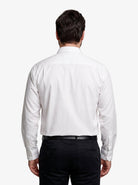 Manchester Camisa de Vestir Lisa Big and Tall - Manga Larga - Manchester
