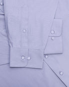 Manchester Camisa de Vestir Lisa Big and Tall - Manga Larga color lila para hombre