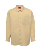 Manchester Camisa de Vestir Lisa Big and Tall - Manga Larga - Manchester