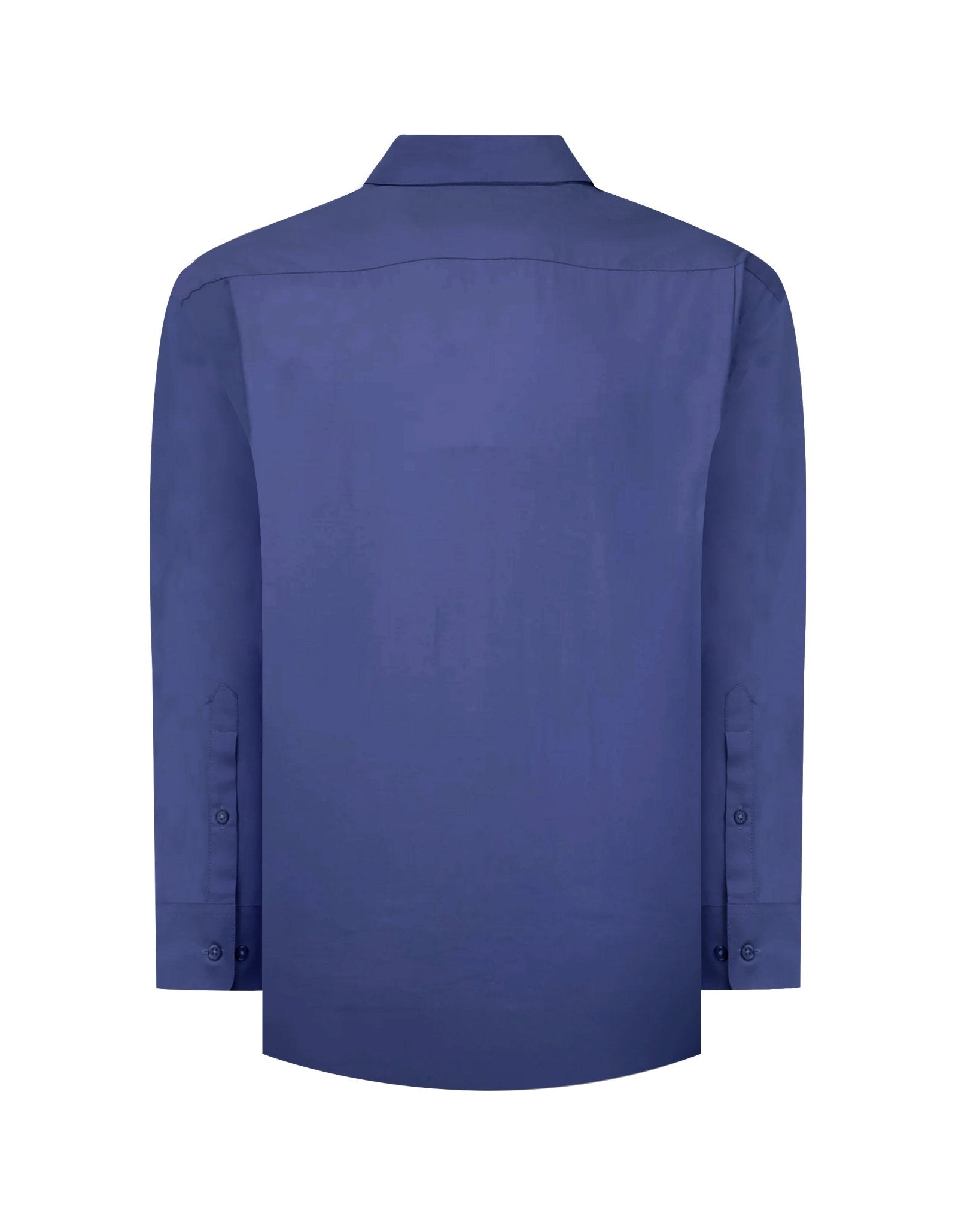 Manchester Camisa de Vestir Lisa Big and Tall - Manga Larga - Manchester
