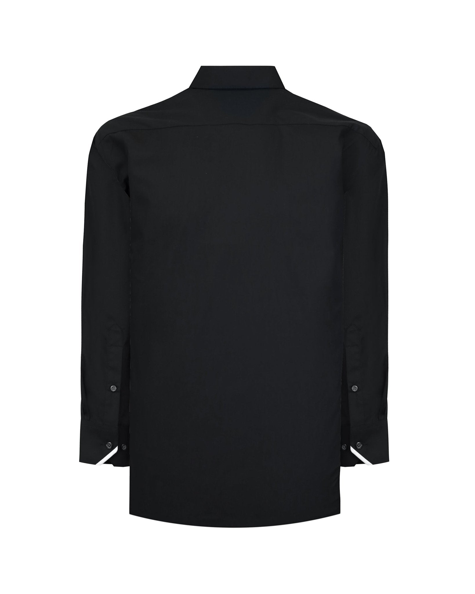 Manchester Camisa de Vestir Lisa Corte Slim Fit Cuello Roma - Manchester