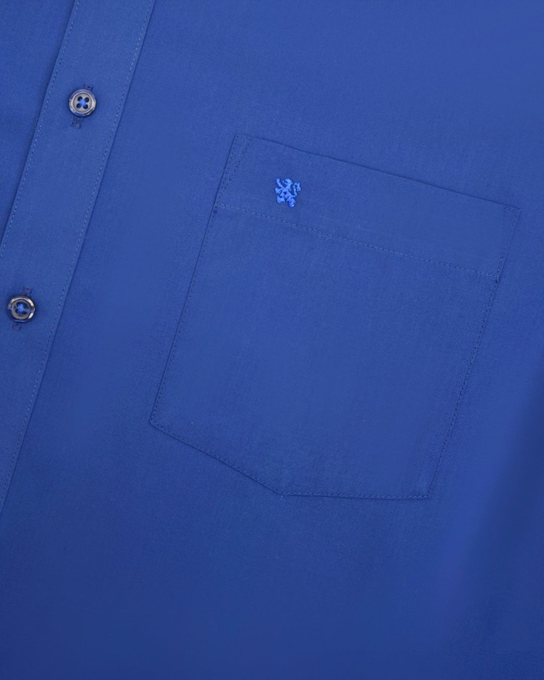 Manchester Camisa de Vestir Lisa Corte Slim Fit Cuello Roma - Manchester