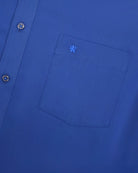 Manchester Camisa de Vestir Lisa Corte Slim Fit Cuello Roma - Manchester