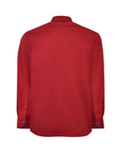 Manchester Camisa de Vestir Lisa Corte Slim Fit Cuello Roma - Manchester