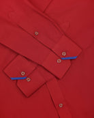 Manchester Camisa de Vestir Lisa Corte Slim Fit Cuello Roma - Manchester