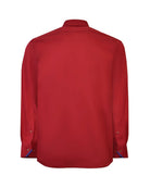 Manchester Camisa de Vestir Lisa Corte Slim Fit Cuello Roma - Manchester