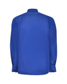 Manchester Camisa de Vestir Lisa Corte Slim Fit Cuello Roma - Manchester