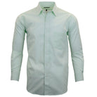 Manchester Camisa de Vestir Lisa en Algodón - Poliéster con Cuello Boss y Puño de Pico - Manchester