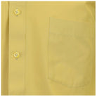 Manchester Camisa de Vestir Lisa en Algodón - Poliéster con Cuello Boss y Puño de Pico - Manchester