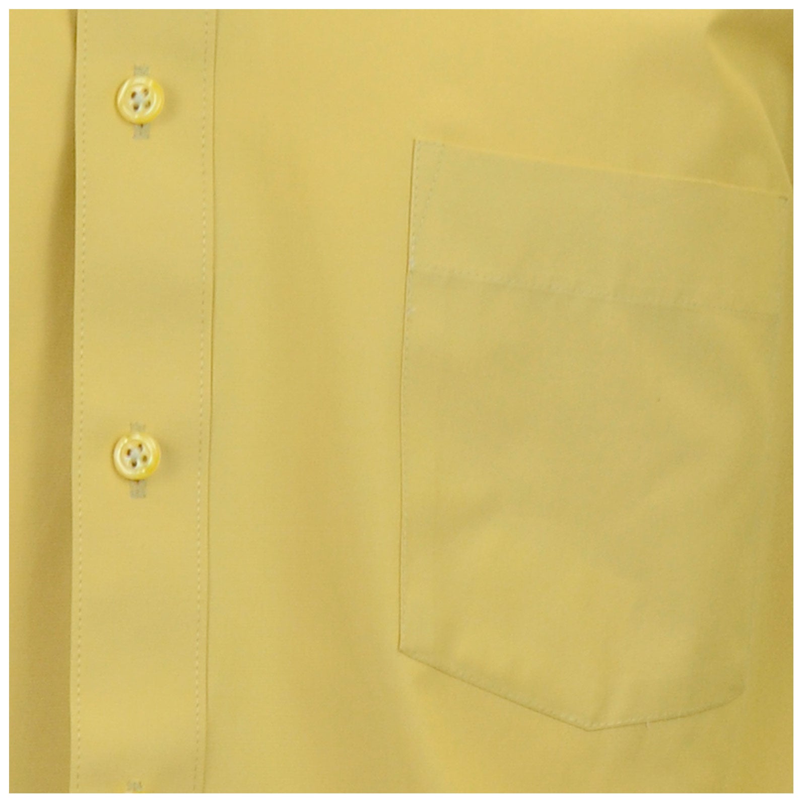 Manchester Camisa de Vestir Lisa en Algodón - Poliéster con Cuello Boss y Puño de Pico - Manchester