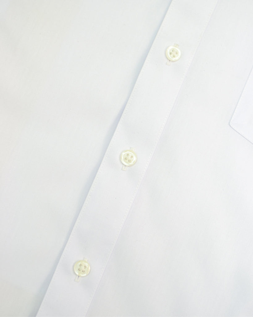 Manchester Camisa de Vestir Lisa Poliéster y Algodón Manga Larga - Manchester