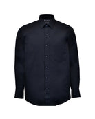 Manchester Camisa de Vestir Lisa Poliéster y Algodón Manga Larga - Manchester