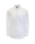 Manchester Camisa de Vestir Lisa Poliéster y Algodón Manga Larga - Manchester