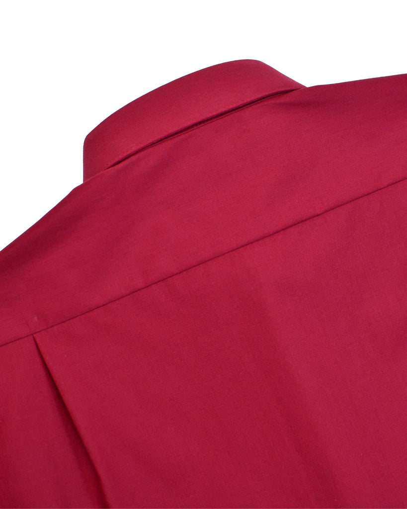 Manchester Camisa de Vestir Lisa Poliéster y Algodón Manga Larga - Manchester