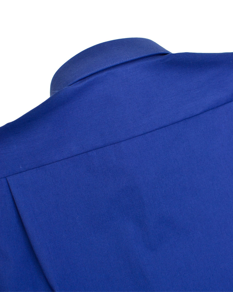 Manchester Camisa de Vestir Lisa Poliéster y Algodón Manga Larga - Manchester