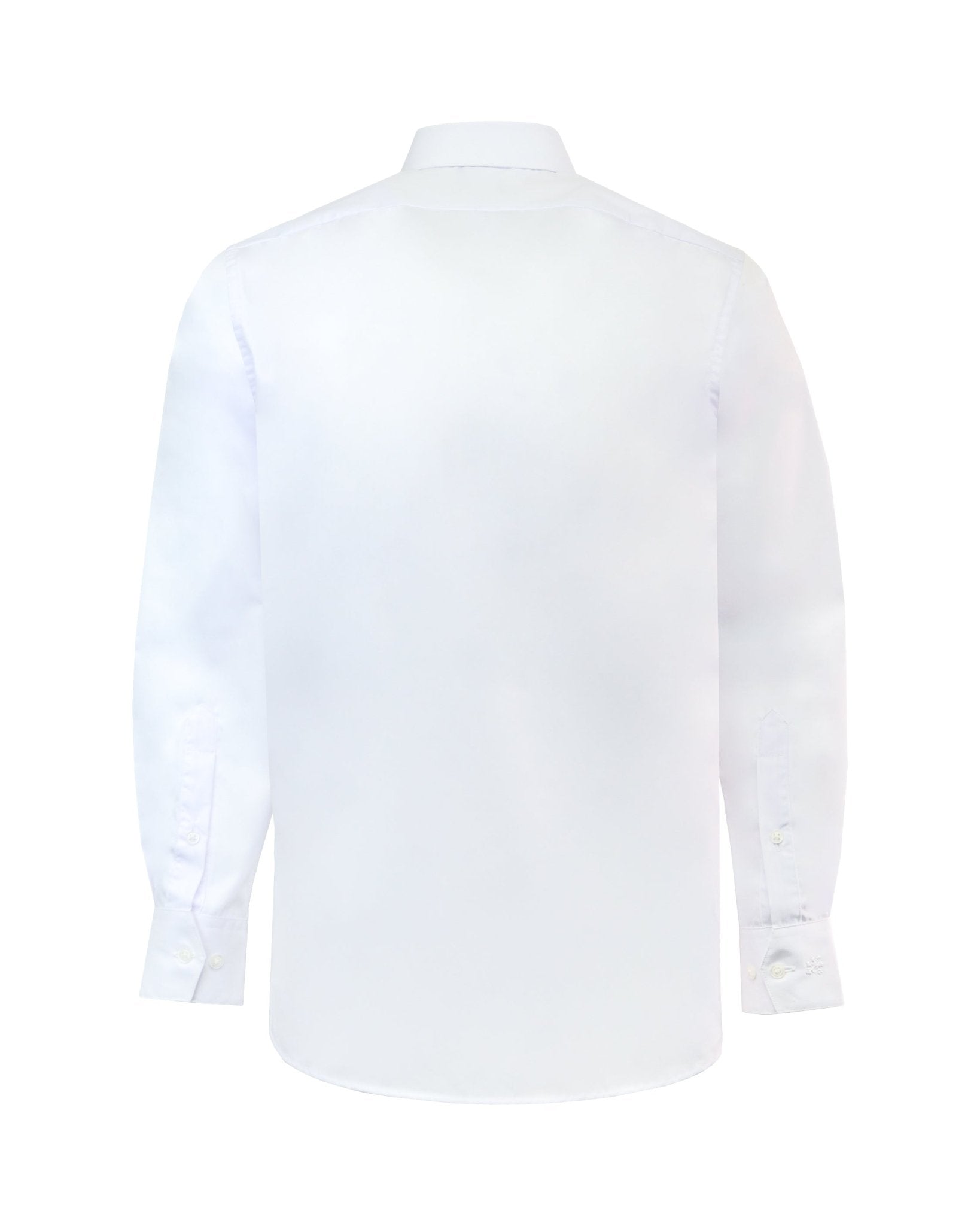 Manchester Camisa de Vestir Lisa Poliéster y Algodón Manga Larga - Manchester