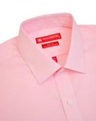 Manchester Camisa de Vestir Lisa Slim Fit con Puño Convertible y Un Bolsillo Mezcla Algodón - Manchester