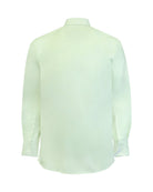 Manchester Camisa de Vestir Lisa Slim Fit con Puño Convertible y Un Bolsillo Mezcla Algodón - Manchester