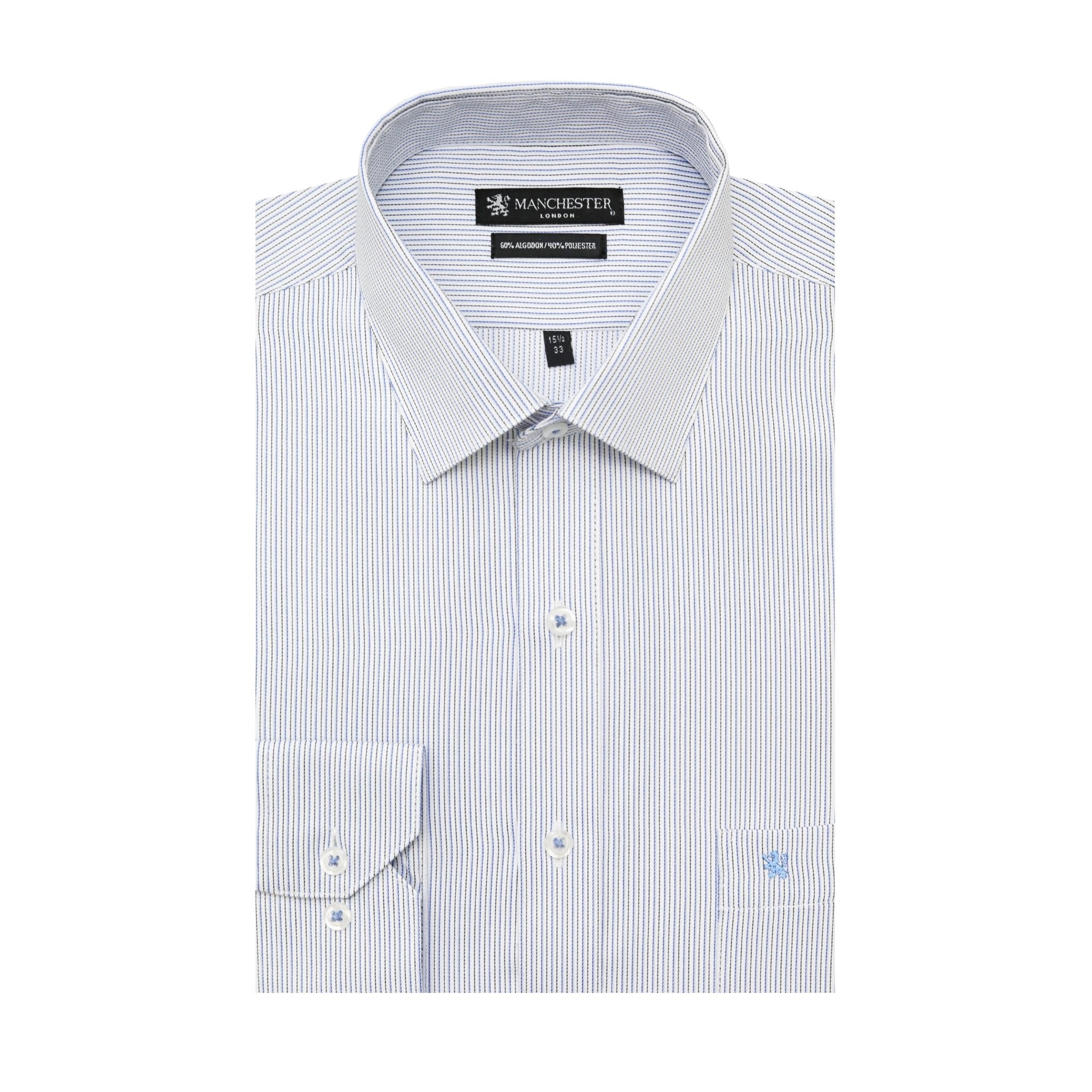 Manchester Camisa de Vestir Mezcla Algodón y Poliéster - Manchester