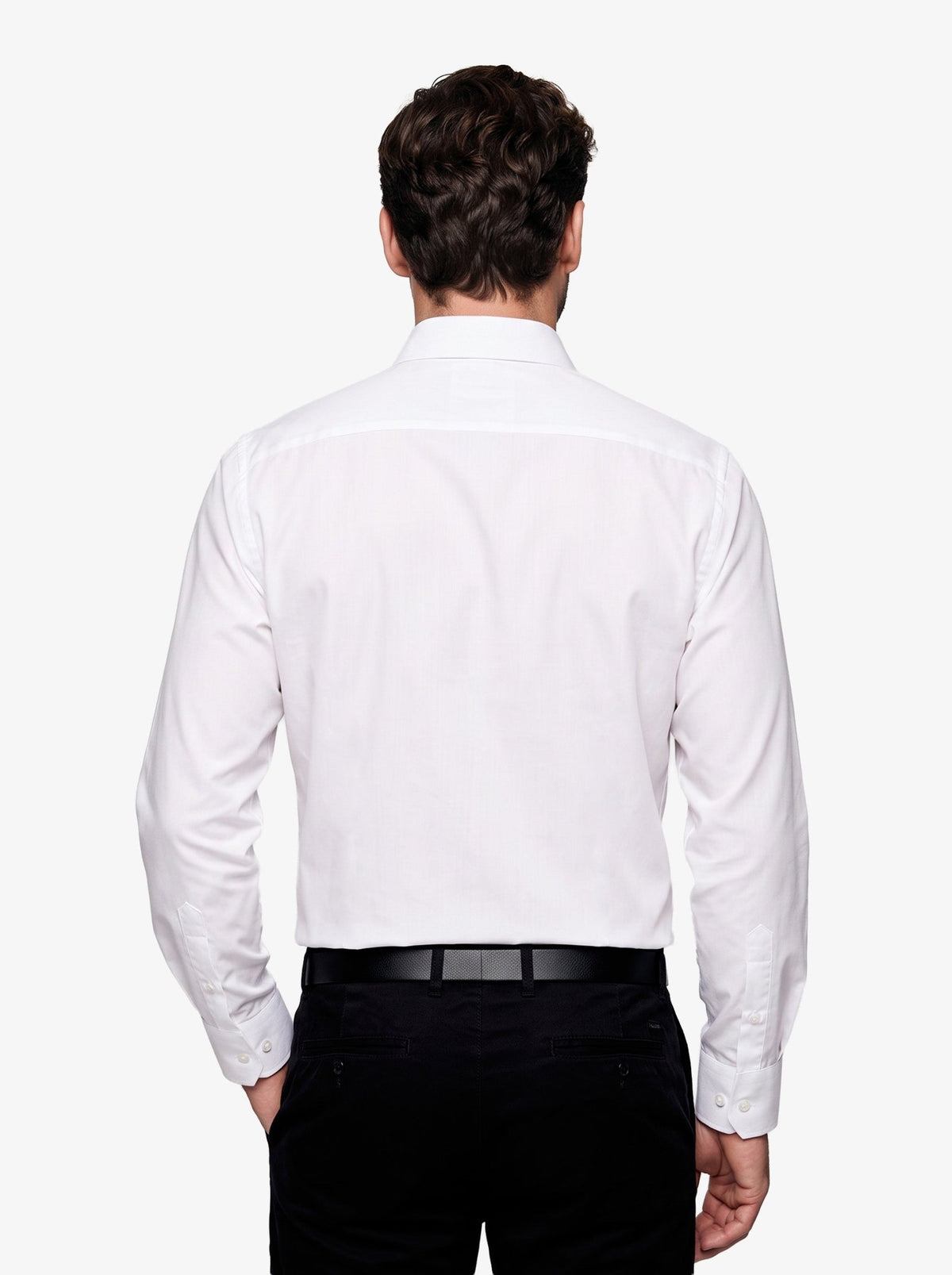 Manchester Camisa de Vestir Mezcla de Algodón y Poliéster - Cuello Ajustable - Manchester