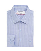 Manchester Camisa de Vestir Microcuadro Slim Fit - Manchester
