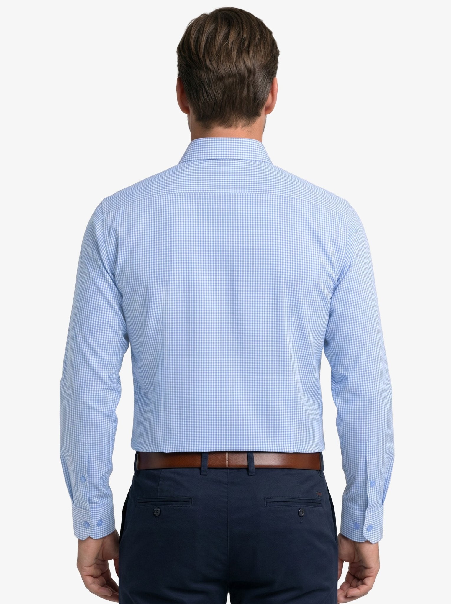 Manchester Camisa de Vestir Microcuadro Slim Fit - Manchester