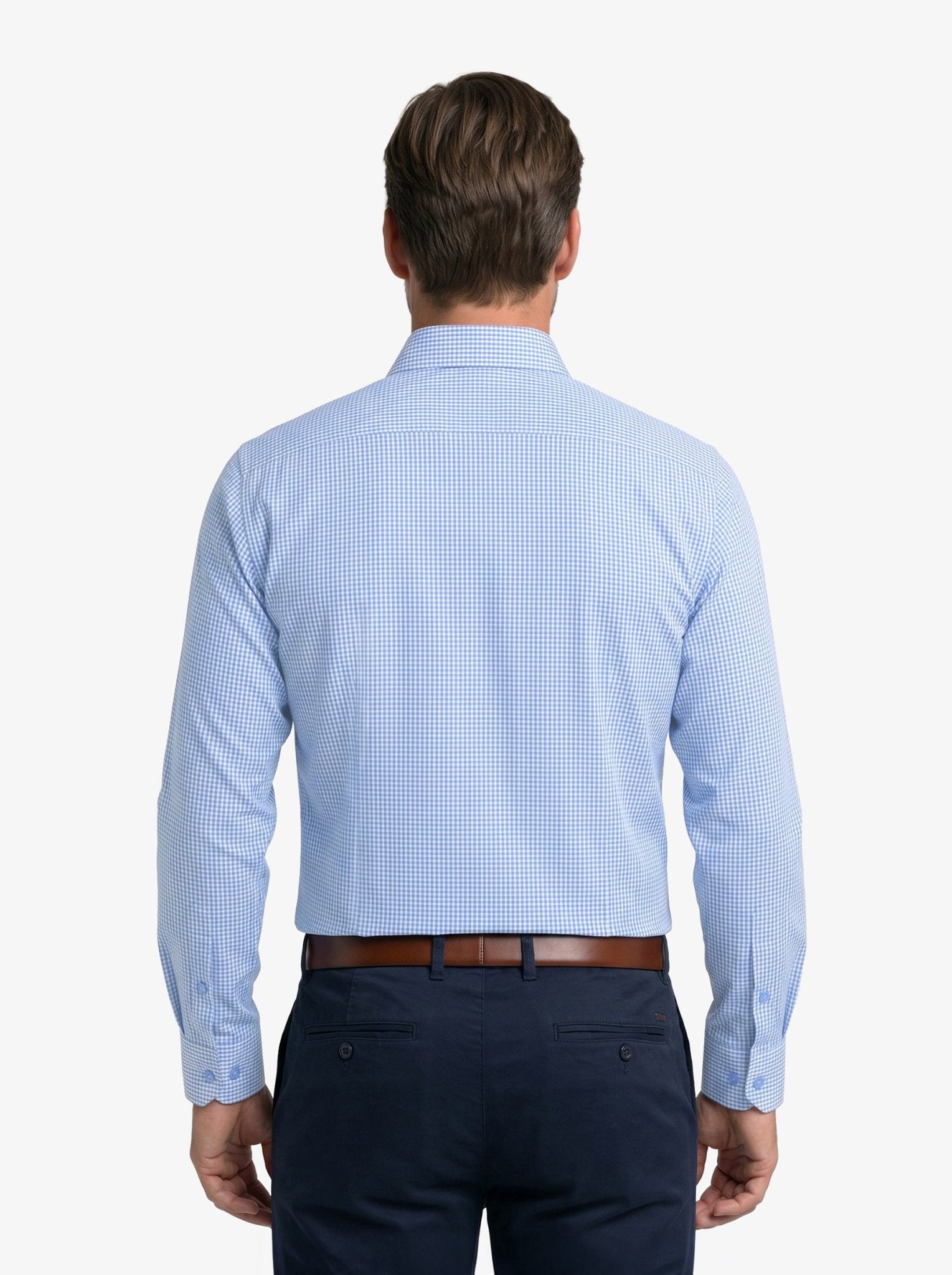 Manchester Camisa de Vestir Microcuadro Slim Fit - Manchester