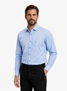 Manchester Camisa de Vestir Poliéster y Algodón - Manga Larga - Manchester