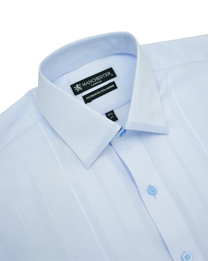 Manchester Camisa de Vestir Poliéster y Algodón Manga Larga - Manchester