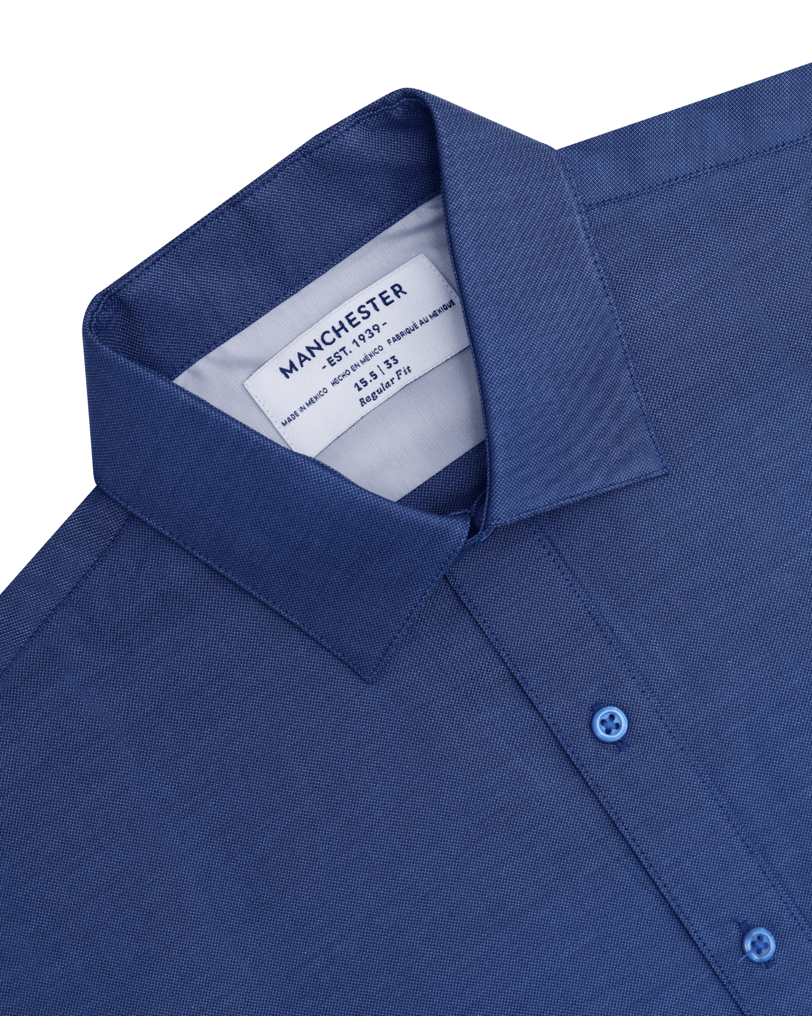 Manchester Camisa de Vestir Premium con Cuello Ajustable - Manchester