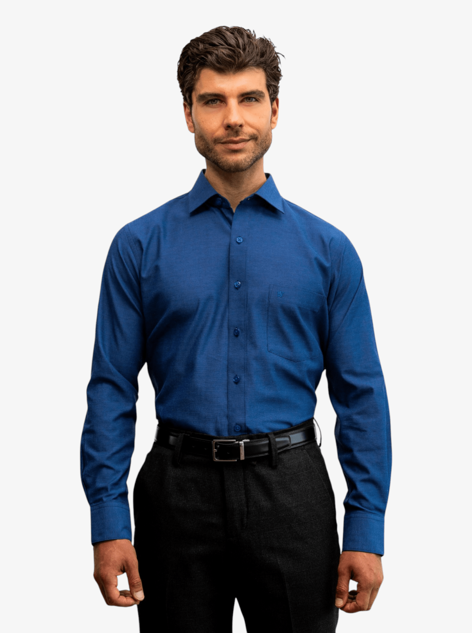 Manchester Camisa de Vestir Premium con Cuello Ajustable - Manchester