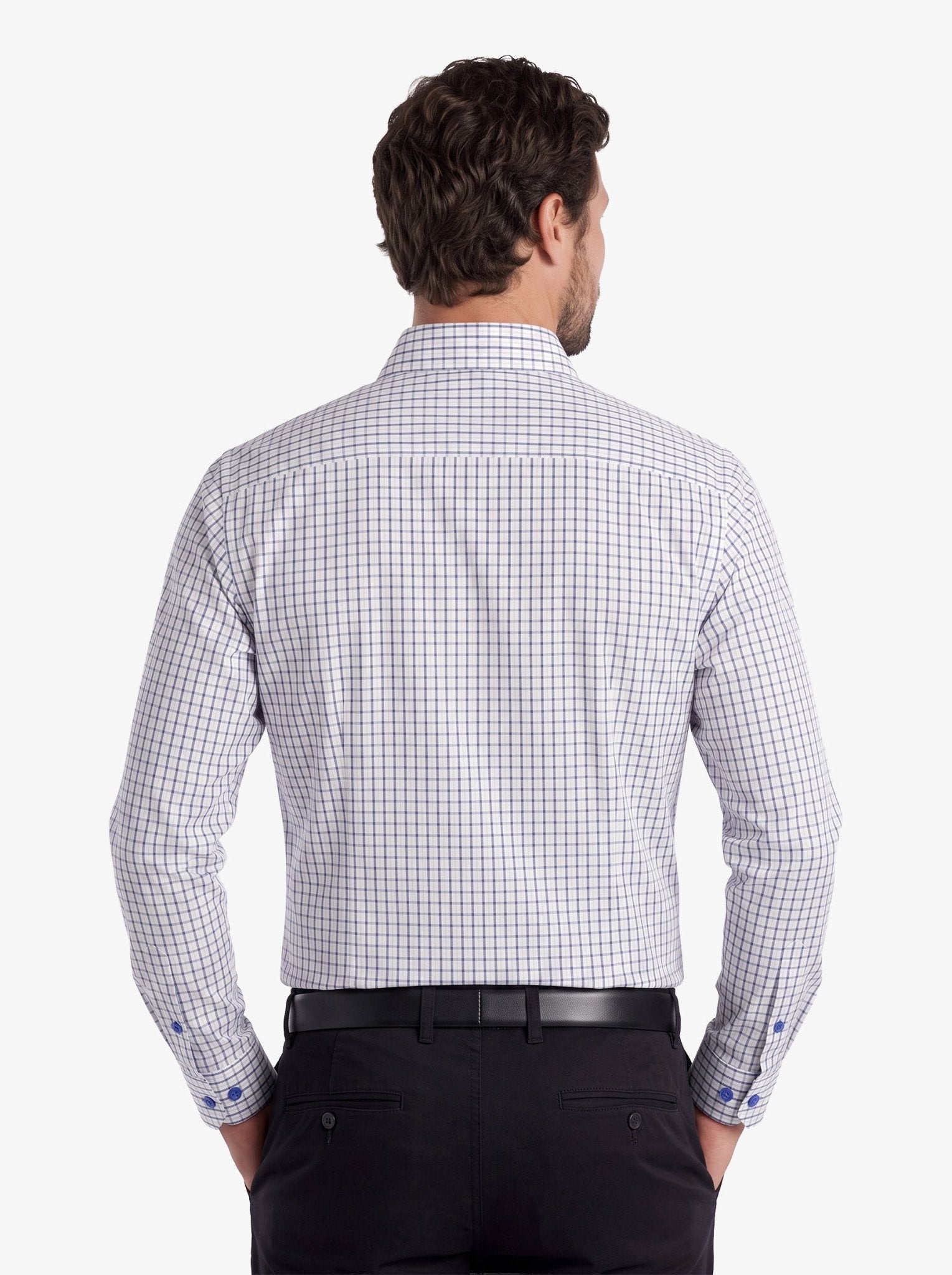 Manchester Camisa de Vestir Rayas Finas Slim Fit - Manchester