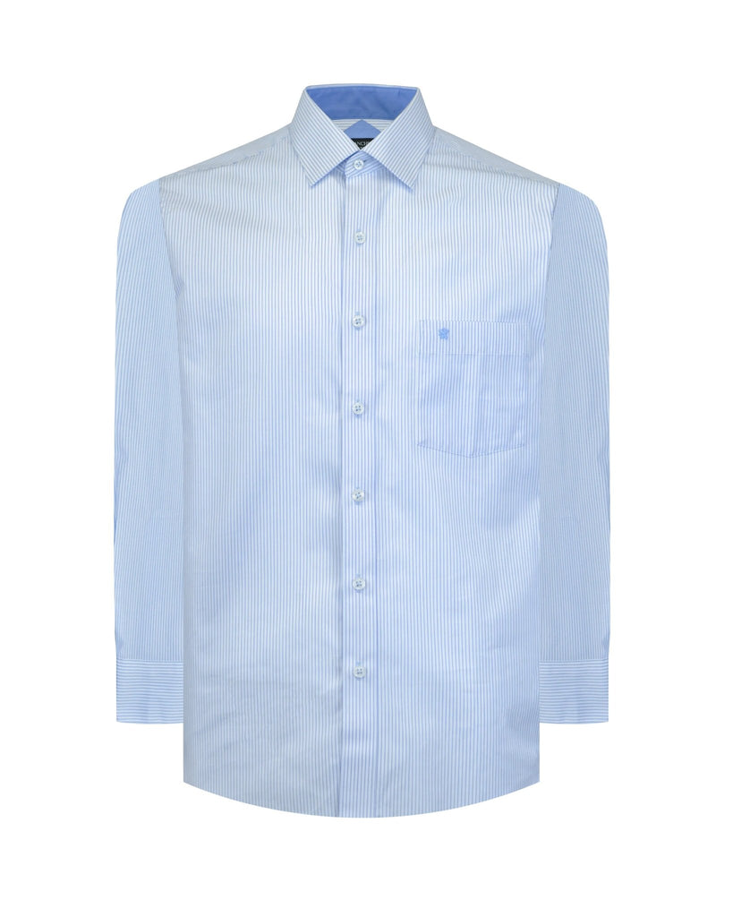 Manchester Camisa de Vestir Regular Fit a Rayas - Manchester