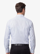 Manchester Camisa de Vestir Regular Fit con Diseño de Círculos Pequeños en Algodón y Puño Convertible - Manchester