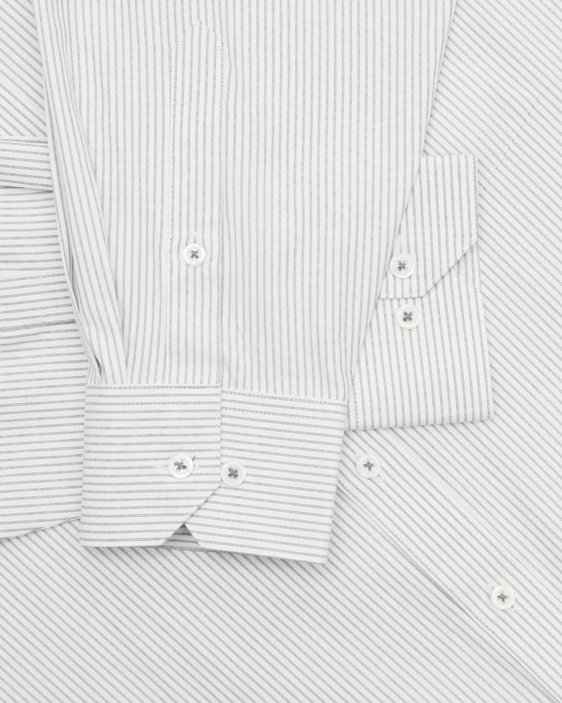 Manchester Camisa de Vestir Regular Fit con Rayas en Algodón y Poliéster - Manchester