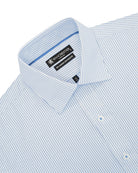 Manchester Camisa de Vestir Regular Fit con Rayas en Algodón y Poliéster - Manchester