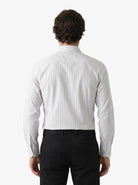 Manchester Camisa de Vestir Regular Fit con Rayas en Algodón y Poliéster - Manchester