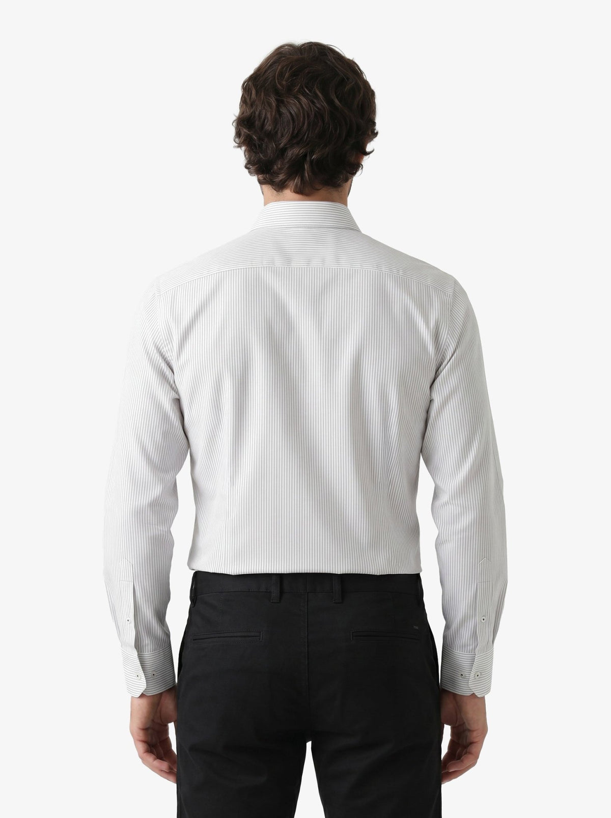 Manchester Camisa de Vestir Regular Fit con Rayas en Algodón y Poliéster - Manchester
