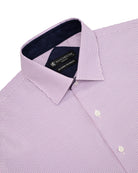 Manchester Camisa de Vestir Regular Fit Estampado de Cuadros Pequeños en Algodón-Poliéster - Manchester