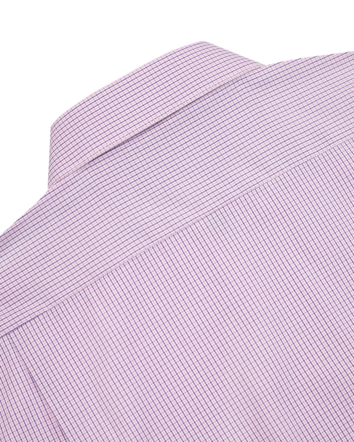 Manchester Camisa de Vestir Regular Fit Estampado de Cuadros Pequeños en Algodón-Poliéster - Manchester