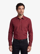 Manchester Camisa de Vestir Slim Fit Algodón y Poliéster- Manga Larga - Manchester