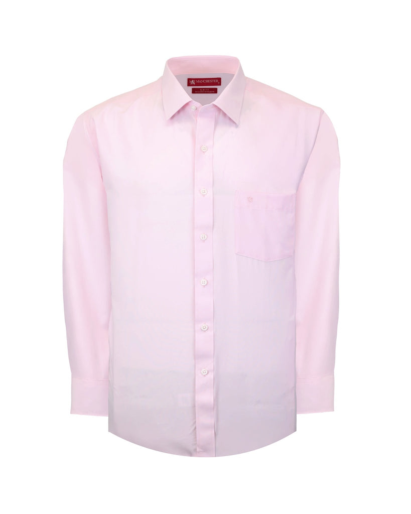 Manchester Camisa de Vestir Slim Fit Algodón y Poliéster - Manga Larga - Manchester