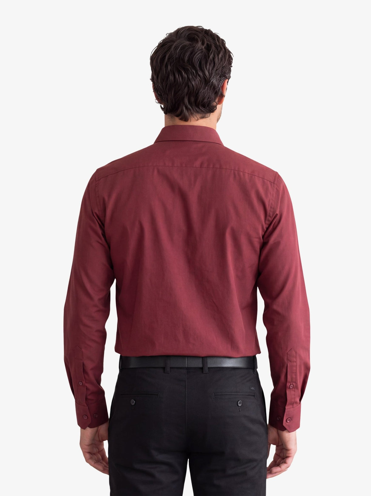 Manchester Camisa de Vestir Slim Fit Algodón y Poliéster- Manga Larga - Manchester