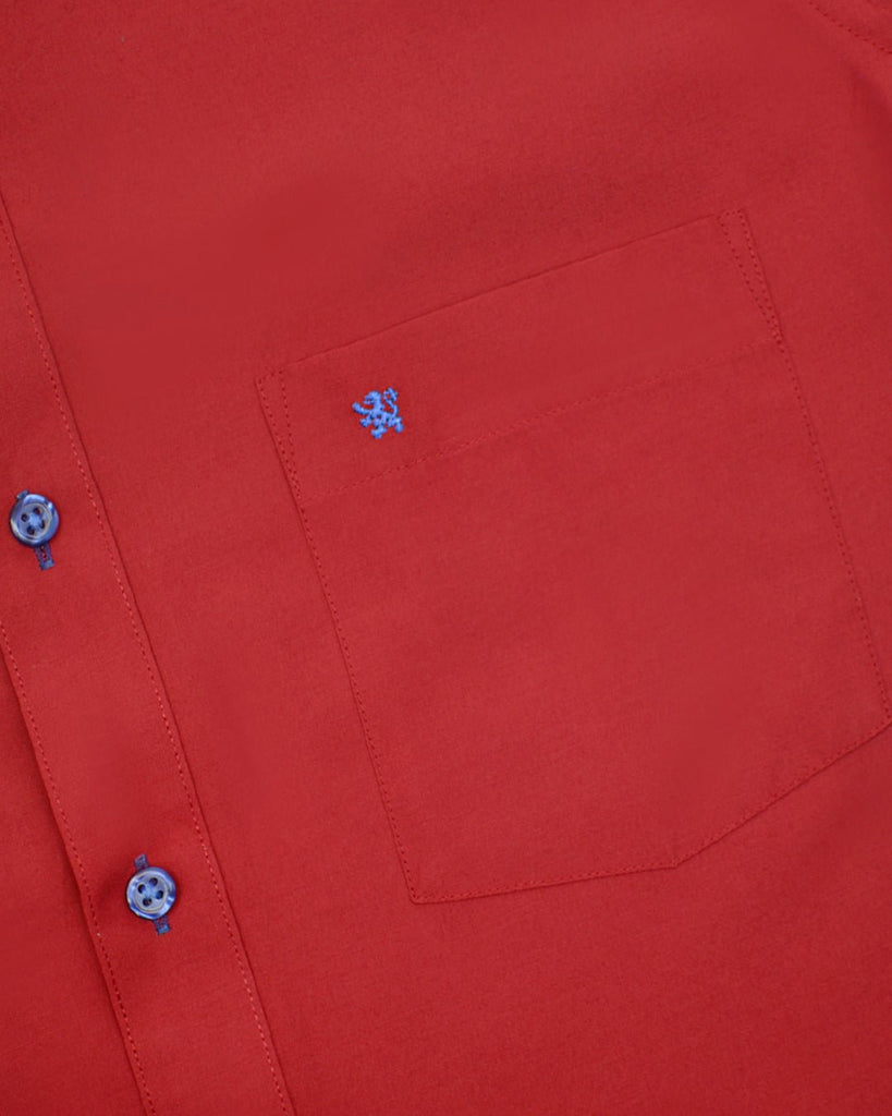 Manchester Camisa de Vestir Slim Fit Algodón y Poliéster Manga Larga - Manchester