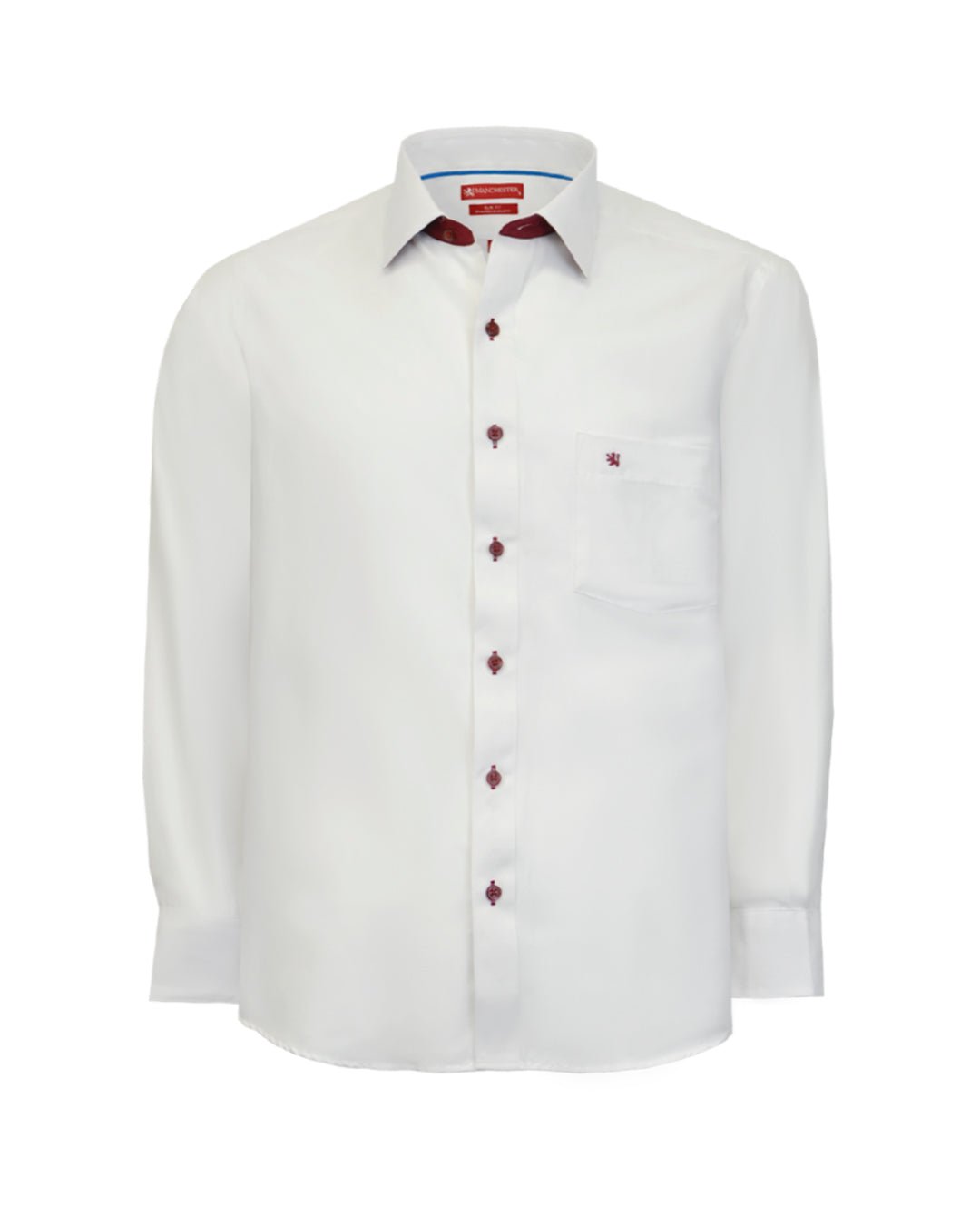 Manchester Camisa de Vestir Slim Fit Algodón y Poliéster Manga Larga - Manchester