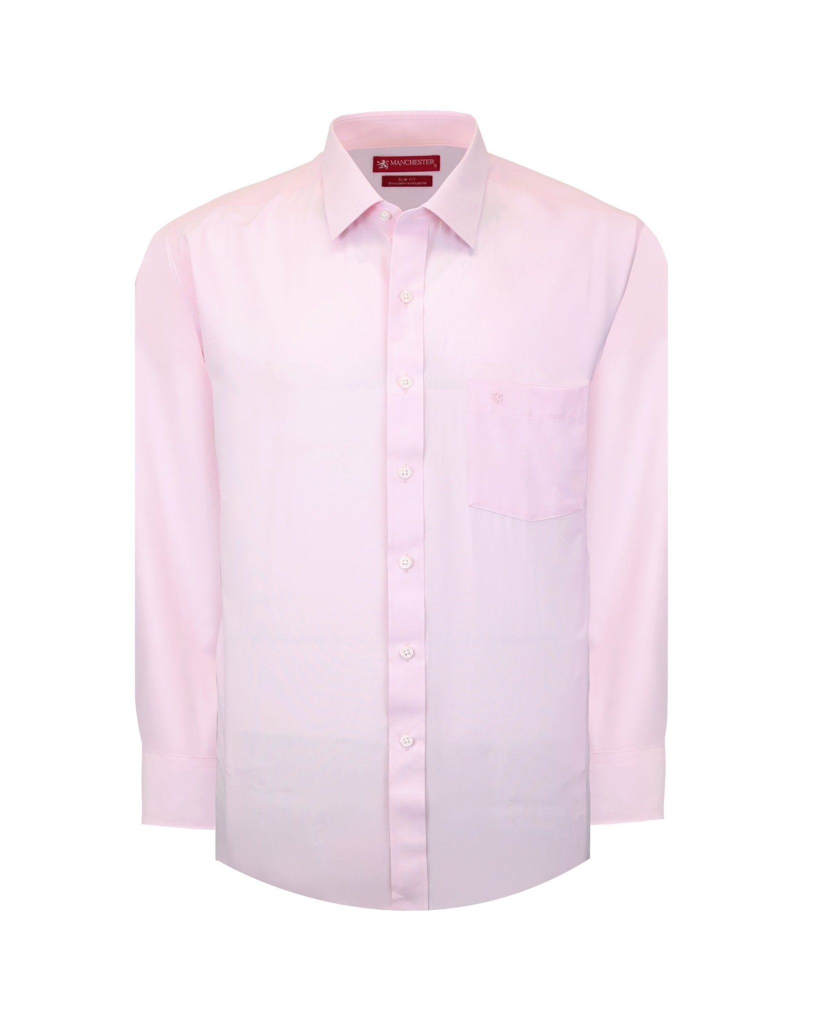 Manchester Camisa de Vestir Slim Fit Algodón y Poliéster- Manga Larga - Manchester